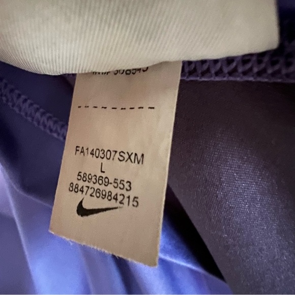 Nike Pro Women’s 2 Toned Purple Dri-Fit Activewear Tank Top, Size Large - Picture 4 of 7